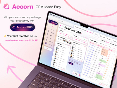 CRM Dashboard UI Mockup futuristic ui
