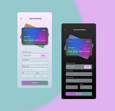 Credit Card Check Out - Daily UI Challenge credit card credit card checkout creditcardcheckout dailyui design ui ux