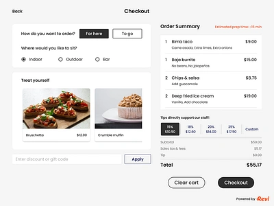 Kiosk Checkout checkout food kiosk payment restaurant