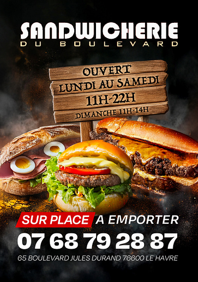 Flyer SANDWICHERIE DU BOULEVARD