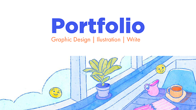 Portfolio Graphic Designer | Nabila Azzahra clip art colorful design cover book freelance graphic design hire me infographic layout portfolio design portfolio illustration remote designer remote illustrator social media ui ui designer ui illustration