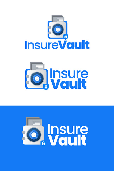 insure vault logo design