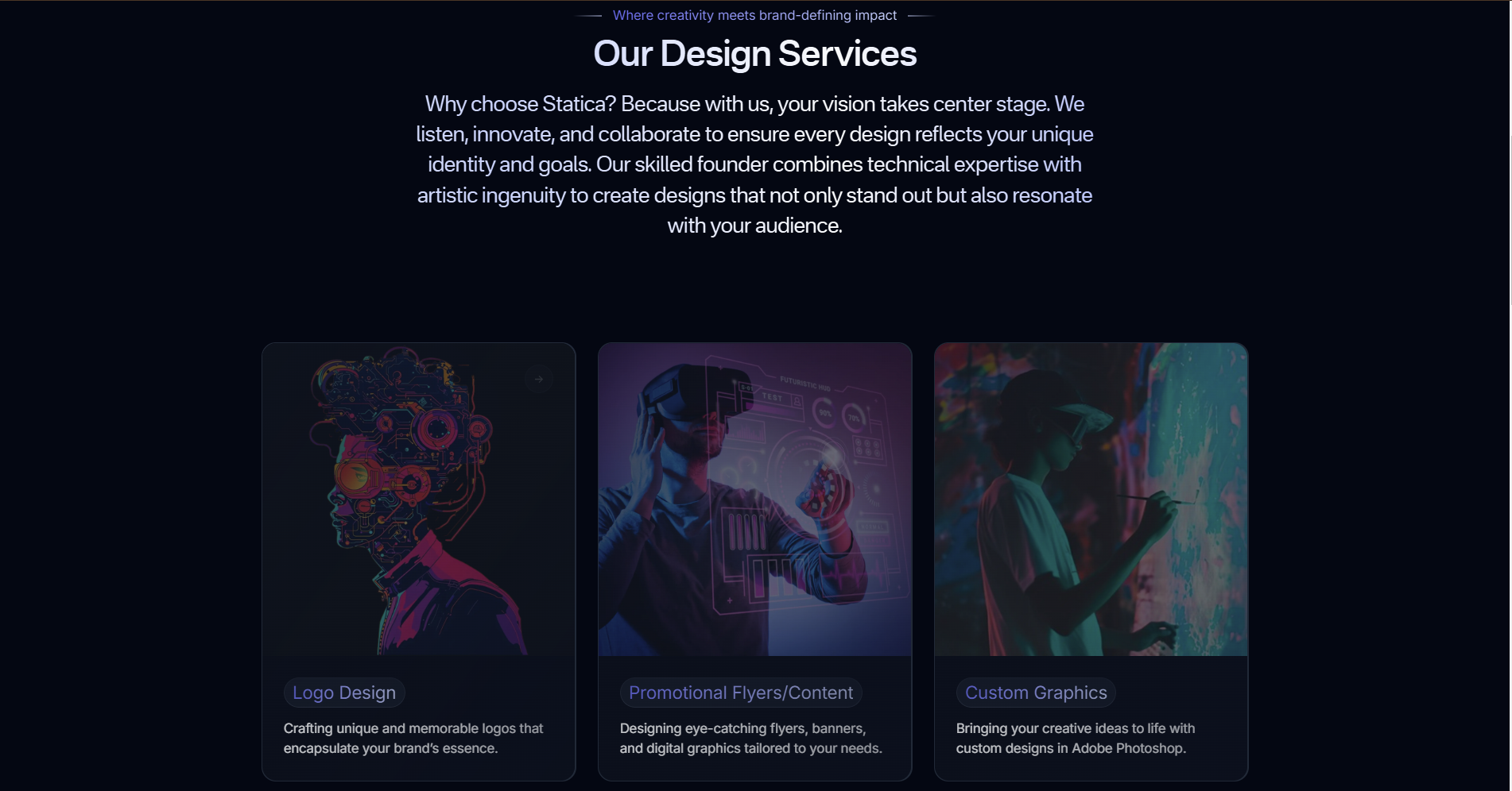 Example of Website Design (Starter Tier)