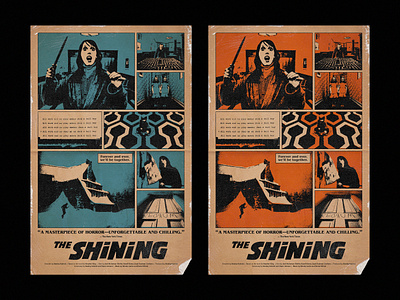 Movie Poster Design: The Shining design graphic design movie poster design poster design retro retro design retro poster design the shining