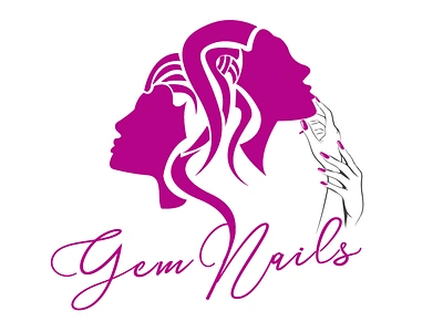 Gem Nails Logo professional logo