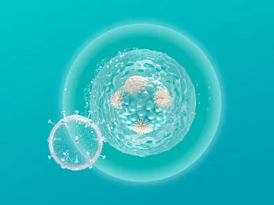 Medical illustrations 3d 3d illustrations biology blender branding c4d cell exosome medical otoy render research stem cell