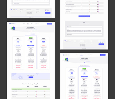 Social Crab Pricing Plan UI branding creative graphic design light theme mock up modern pricing plan profesional simple ui uiux user experience user interface web3