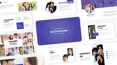 K-Drama Presentation branding design drama elegant graphic design k drama korean korean drama powerpoint presentation template