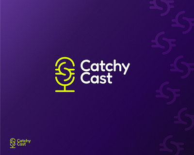 Catchy Cast - Modern Podcast Branding branding innovative branding logo podcast marketing