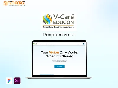 V-Care Educon - Job Portal branding ui