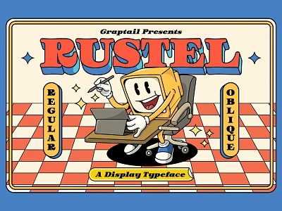 Rustel - Retro Font