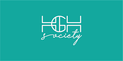 Logo Design For High Society 1029 54 branding calm graphic design heart illustrator logo logodesign react simple social society typography ui vibe viral