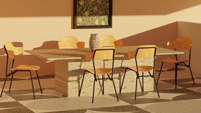 3d Furniture Render 3d chair 3d modelling 3d models 3d scene blender furniture model product model