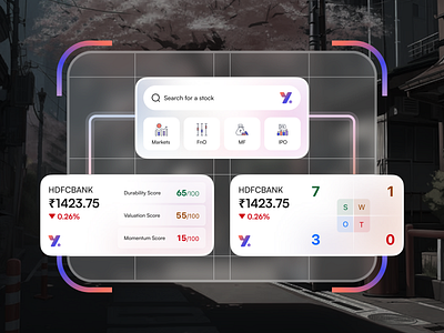 Stock Market - The Lyne iOS Widgets android android widgets app banking clean easy figma insights ios ios widgets minimal money stock trading ux widget exploration widgets