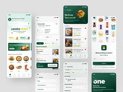 Food & Grocery App app design blinkit branding design e commerce grocery app mock up online food delivery swiggy ui ui ux uidesign uxdesign zomato