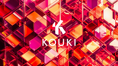 Visual Identity | Kouki branding design glass graphic design logo manufacture vector visual identity