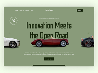 MotoLane - Landing Page dribbble landingpage productdesign ui ux webdesign