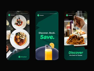 Careem DineOut art direction brand design branding digital branding digital design graphic design iconography marketing design social media design ui visual design website design