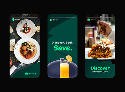 Careem DineOut art direction brand design branding digital branding digital design graphic design iconography marketing design social media design ui visual design website design