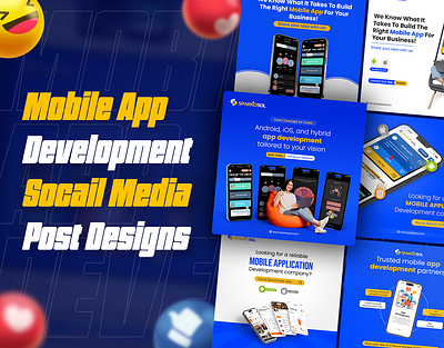 App Development Posts/Ads by Haris Ali adobe illustrator adobe photoshop ads advertising app development social media apt banner design graphic design marketing mobile app dev mobile app post post poster social media social media posts