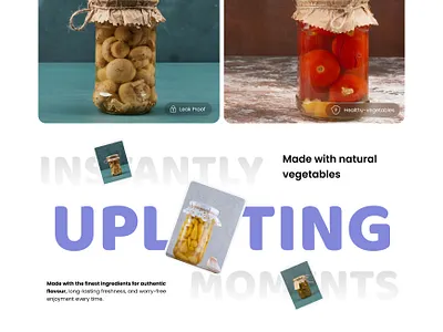 CELLO - Healthy Pickle Store Landing Page 3d branding graphic design landing page new design online food online food landing page ui ui ux user experience user interface ux web design web development website design