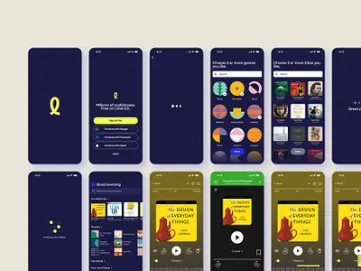 ListenLit: Audibook App for Multitaskers audiobook app don norman podcast app the design of everyday things