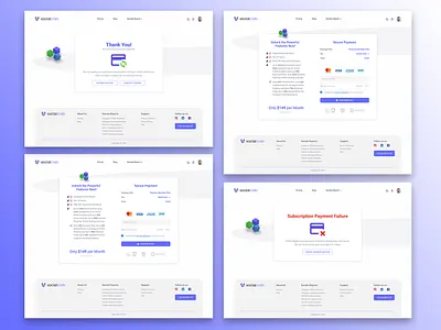 Social Crab Checkout Payment and Status Page UI 2025 checkout page easy to use figma graphic design light theme modern payment status simple social crab ui user interface