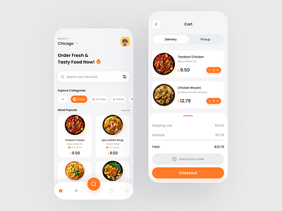 Food Delivery App food delivery app food delivery app ui food delivery app ui design food delivery apps food delivery uiux design landing page design mobile app design restaurant app restaurant app ui design ui design uiux design user interface design ux design ux research