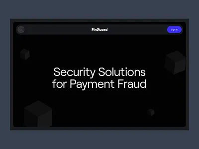 FinGuard – Landing Page Design for a Financial Safety Platform animation fintech landing page saas ui ui animation user experience user interface ux