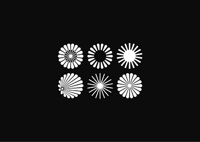 Circular Bursts branding classic design graphic design illustration illustrator logo minimalism vector