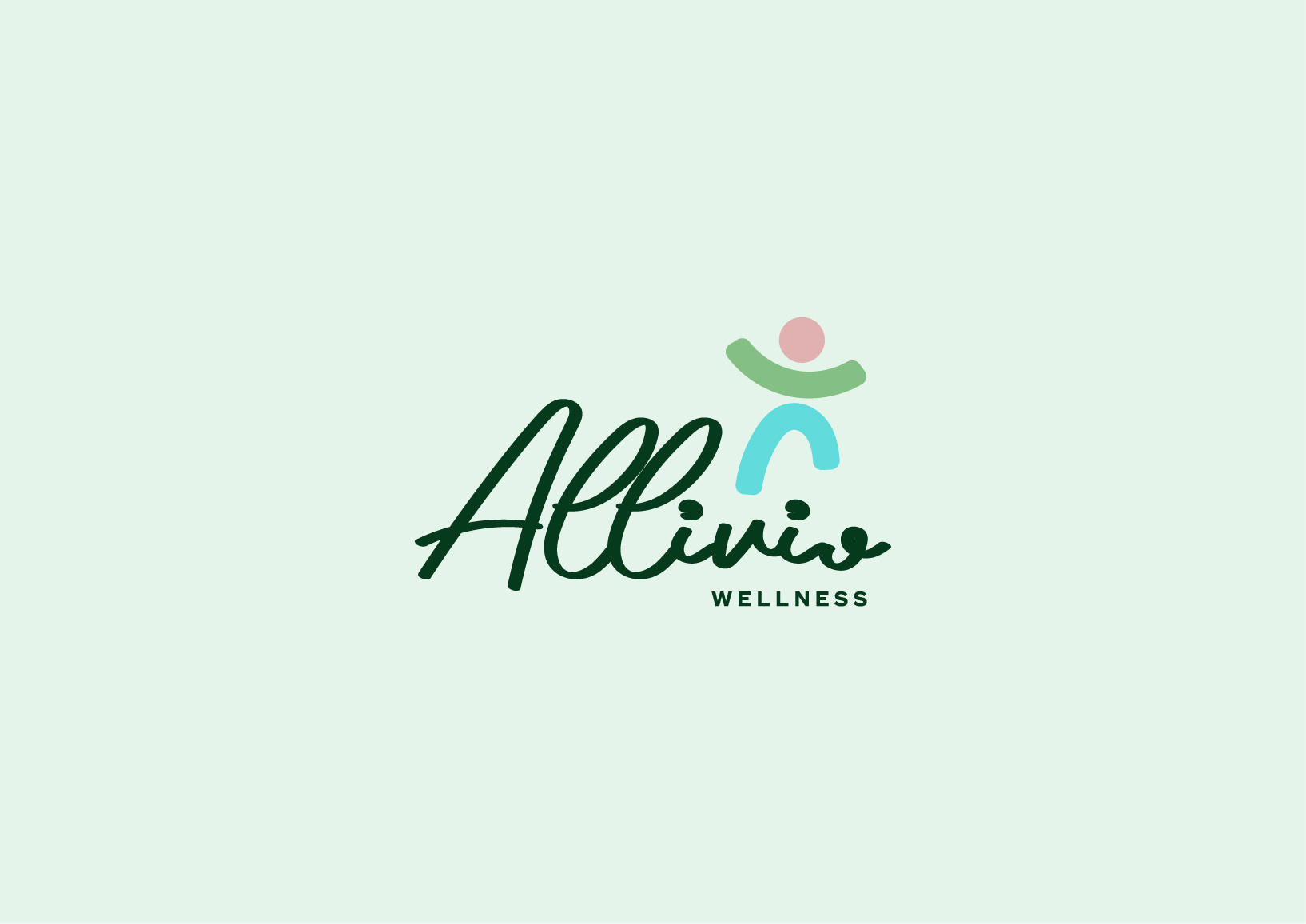Allivio Wellness branding classic design graphic design identity illustrator logo minimalism modern vector