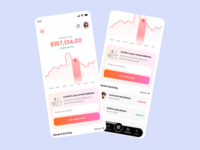 📊 This App is Designed to Build Your Investment Portfolio 3d branding graphic design logo motion graphics ui