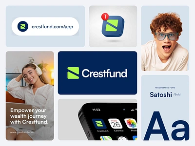 Crestfund - Branding animate b2b banking brand brand identity branding branding concept company profile finance financial fintech logo modern money saas startup transactions visual identity wallet wealth