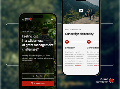 Grant Navigator app app design design graphic design mobile design software development ui ui design uiux uiux design ux design