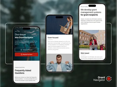 Grant Navigator #2 app app design design graphic design mobile design software development ui ui design uiux ux design