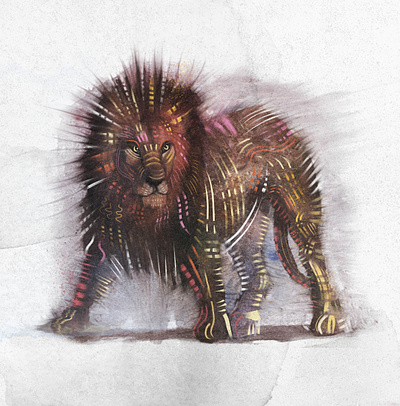 Lion (2019) animal dribbble emblem graphic illustration lion russia symbol