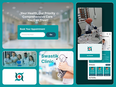 Swastik Clinic: Revolutionizing Healthcare Access app dashboard design appointment booking app clean ui clinic app ui digital healthcare fast delivery design health app features health tech solutions healthcare app healthcare innovation intuitive navigation medical records app medical uiux minimal ui mobile app design modern app design patient focused design soothing color palette user centered design user experience