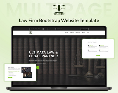 Ruletrol – Law Firm Bootstrap Website Template advocates agencies bootstrap bootstrap template bootstrap website template css css3 design designtocodes documentation html landing page law firm multipage professional website ruletrol template ui website website landing