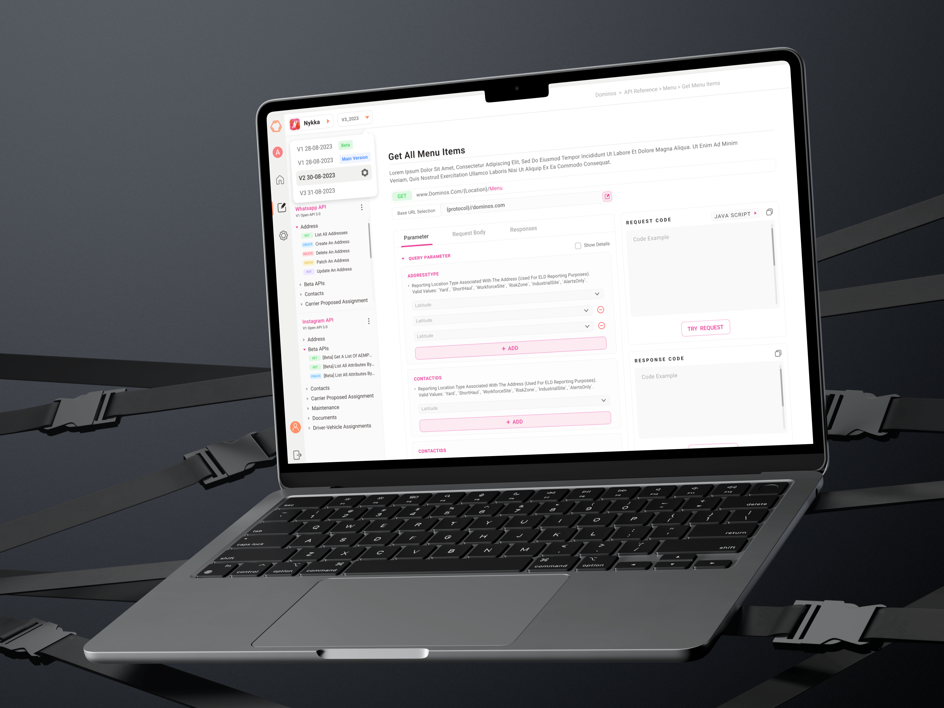 Portle ai api company profile crm dashboard design dev tool devops documentation interface plateform design product design saas software stripe ui ux web app