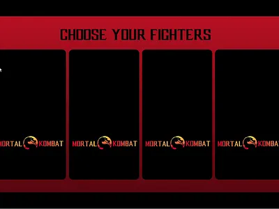 MORTAL KOMBAT- Web Design action design character design fantasy art fighting game art figma game ui gaming design illustration interaction design mortal kombat playstation prototype ui animation uiux design user experience user flow user interface video game art web app design web design