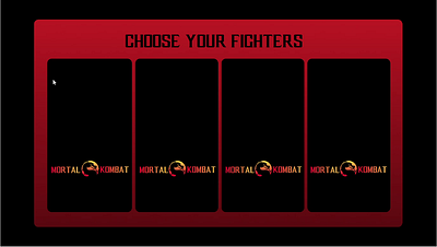 MORTAL KOMBAT- Web Design action design character design fantasy art fighting game art figma game ui gaming design illustration interaction design mortal kombat playstation prototype ui animation uiux design user experience user flow user interface video game art web app design web design