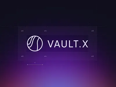 VaultX - Branding, 3D for Crypto 3d brand brand guidelines brand identity branding graphic design identity logo logo design logotype marketing packaging vector