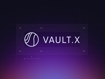 VaultX - Branding, 3D for Crypto 3d brand brand guidelines brand identity branding graphic design identity logo logo design logotype marketing packaging vector