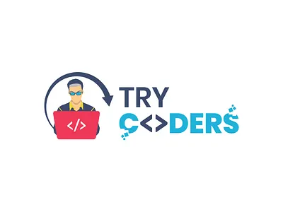 Try Coders: Branding for Tech Innovators bold colors brand guidelines branding business identity cohesive branding corporate identity creative design digital transformation dynamic branding innovative solutions it solutions logo creation minimalistic design modern logo startup branding stationery design tech branding tech industry user focused design vibrant identity