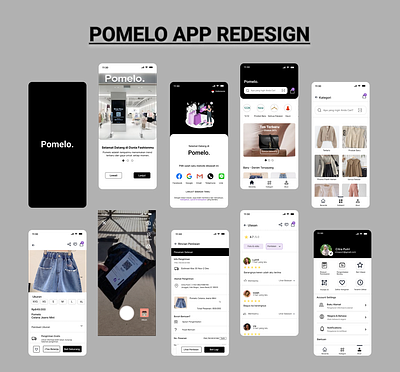 UI KIT POMELO APP REDESIGN redesignapp ui