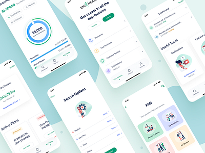 Health Mobile App design