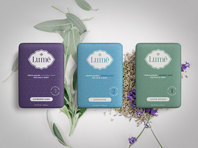 Lumē Soap Packaging design packaging