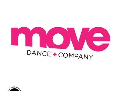 MOVE Dance Company branding identity logo typography