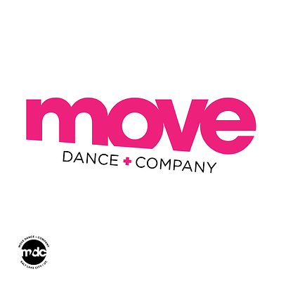 MOVE Dance Company branding identity logo typography