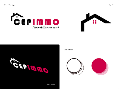 CEPIMMO Logotype adobe garamond fonts family brand branding circles color schemes design graphic design icons designer illustration illustrator ai logo logotype mockup black edition photoshop psd presentation mockup print designer print edition cmjk real estate senior designer typo typography ui ux designer vector shapes pixelp erfect